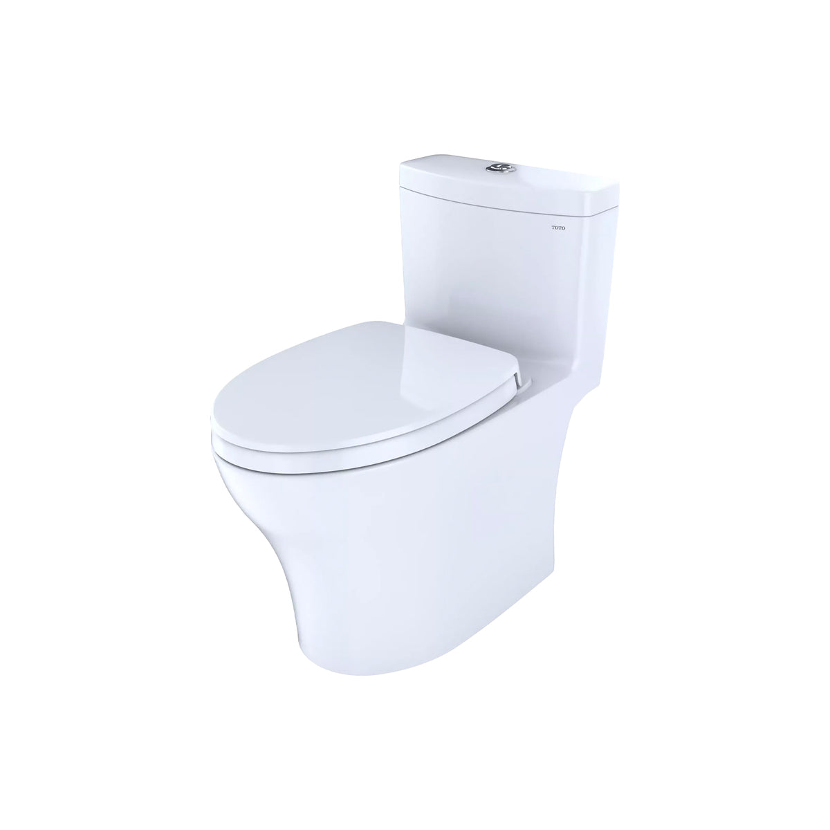 TOTO Aquia® IV Cotton Elongated Bowl One-Piece Toilet