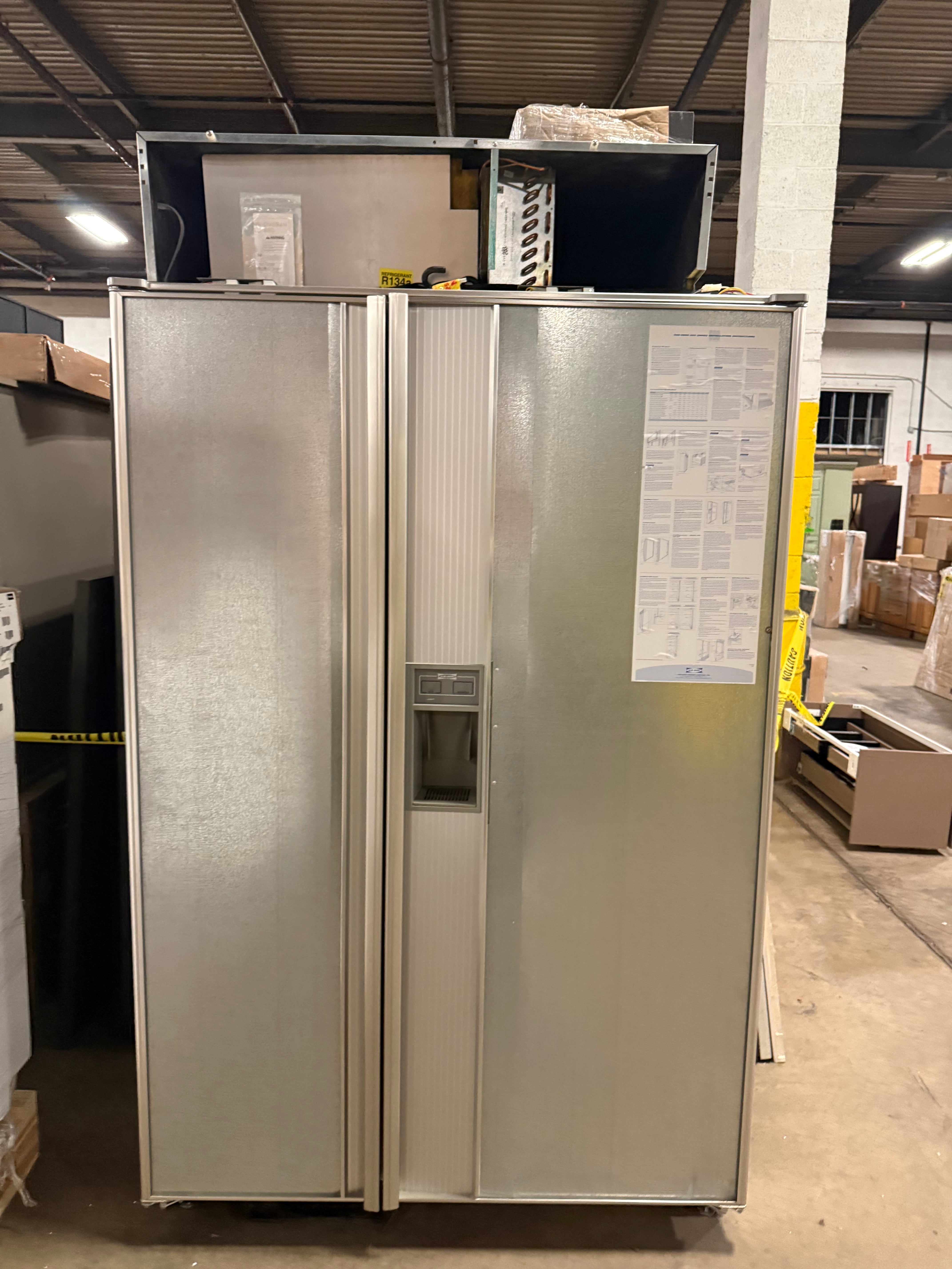 Sub-Zero 690/F 48" Panel Ready Side by Side Refrigerator