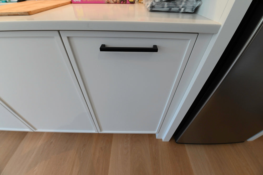 Rein & Jac Transitional White & Oak Kitchenette with Sink & Faucet