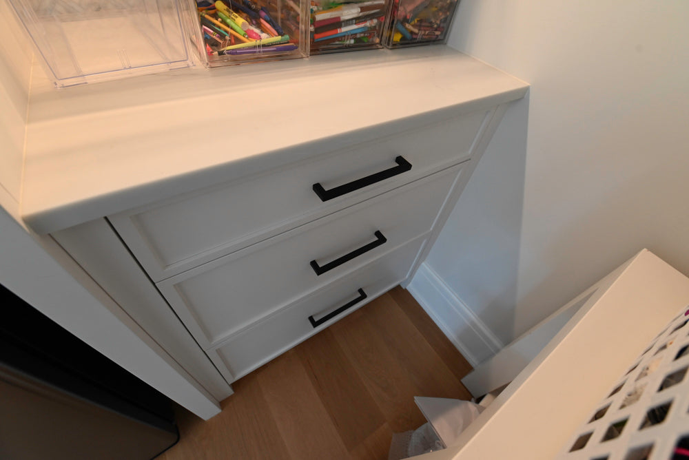 Rein & Jac Transitional White & Oak Kitchenette with Sink & Faucet