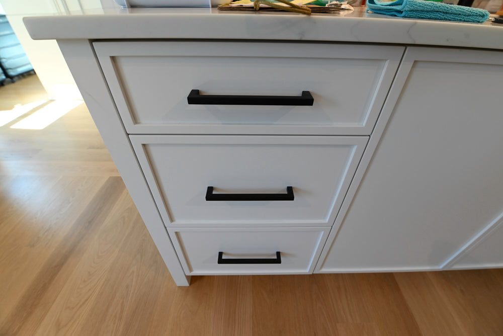 Rein & Jac Transitional White & Oak Kitchenette with Sink & Faucet