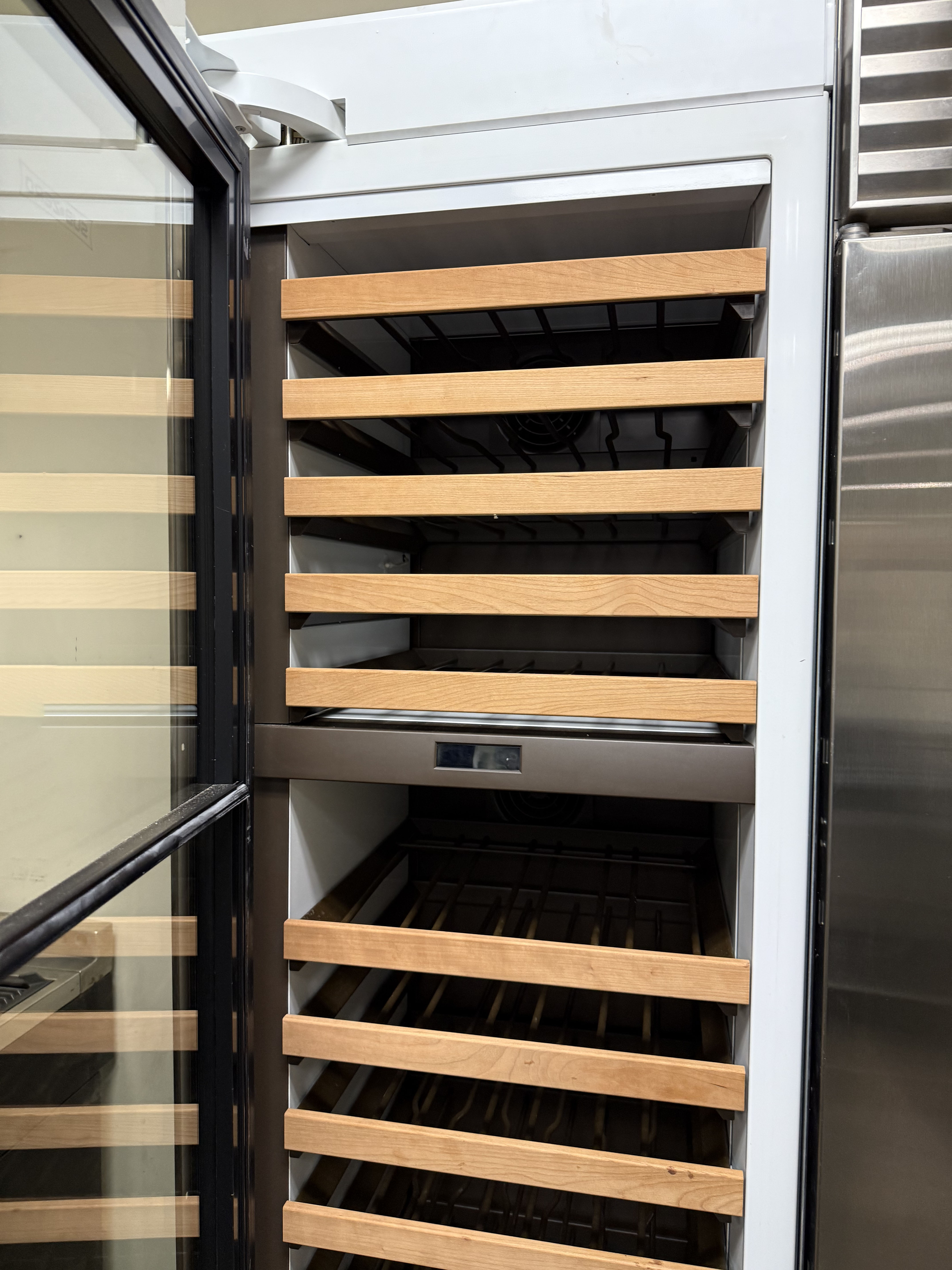 Sub-Zero IW-24 24" Panel Ready with Glass Door Tall Wine Cooler, 2016, Pre-Owned