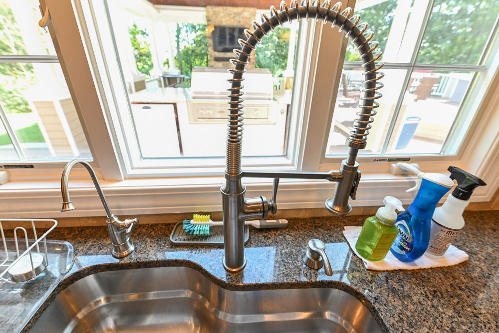 Pennville Traditional Wooden Kitchen with Granite Countertops and Thermador Appliances