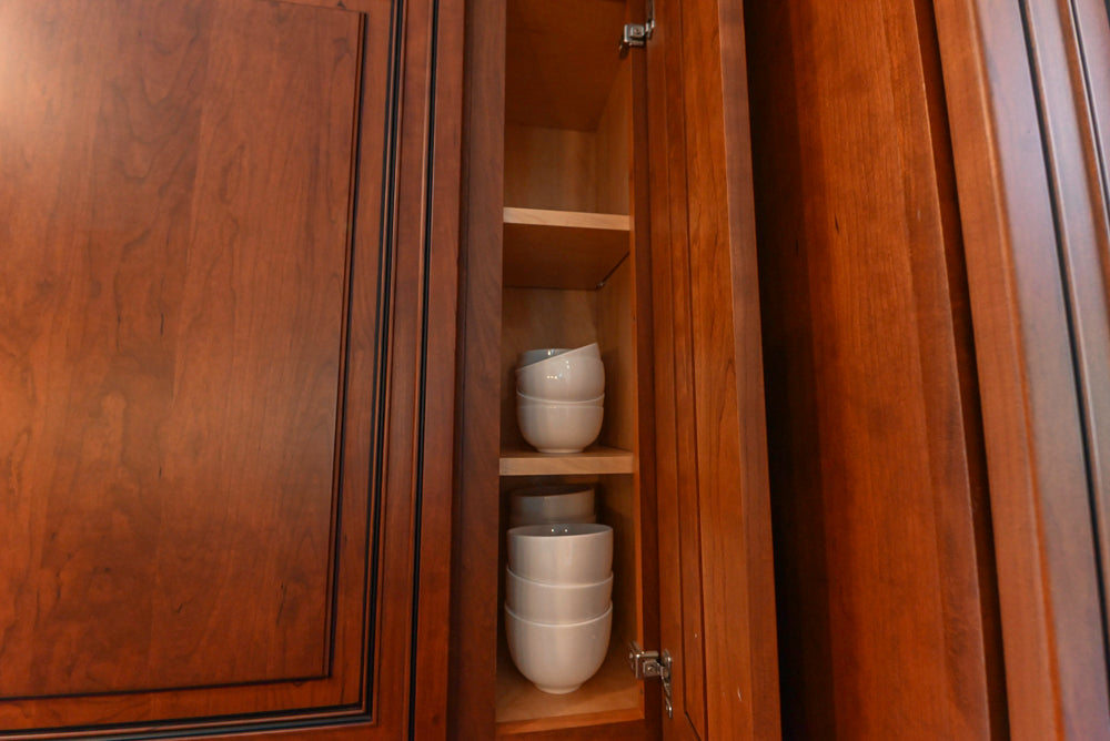 Pennville Traditional Wooden Kitchen with Granite Countertops and Thermador Appliances