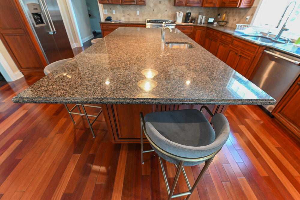 Pennville Traditional Wooden Kitchen with Granite Countertops and Thermador Appliances