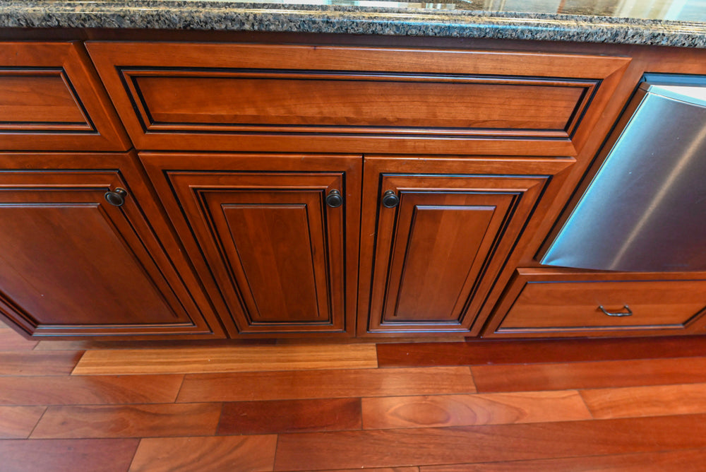 Pennville Traditional Wooden Kitchen with Granite Countertops and Thermador Appliances