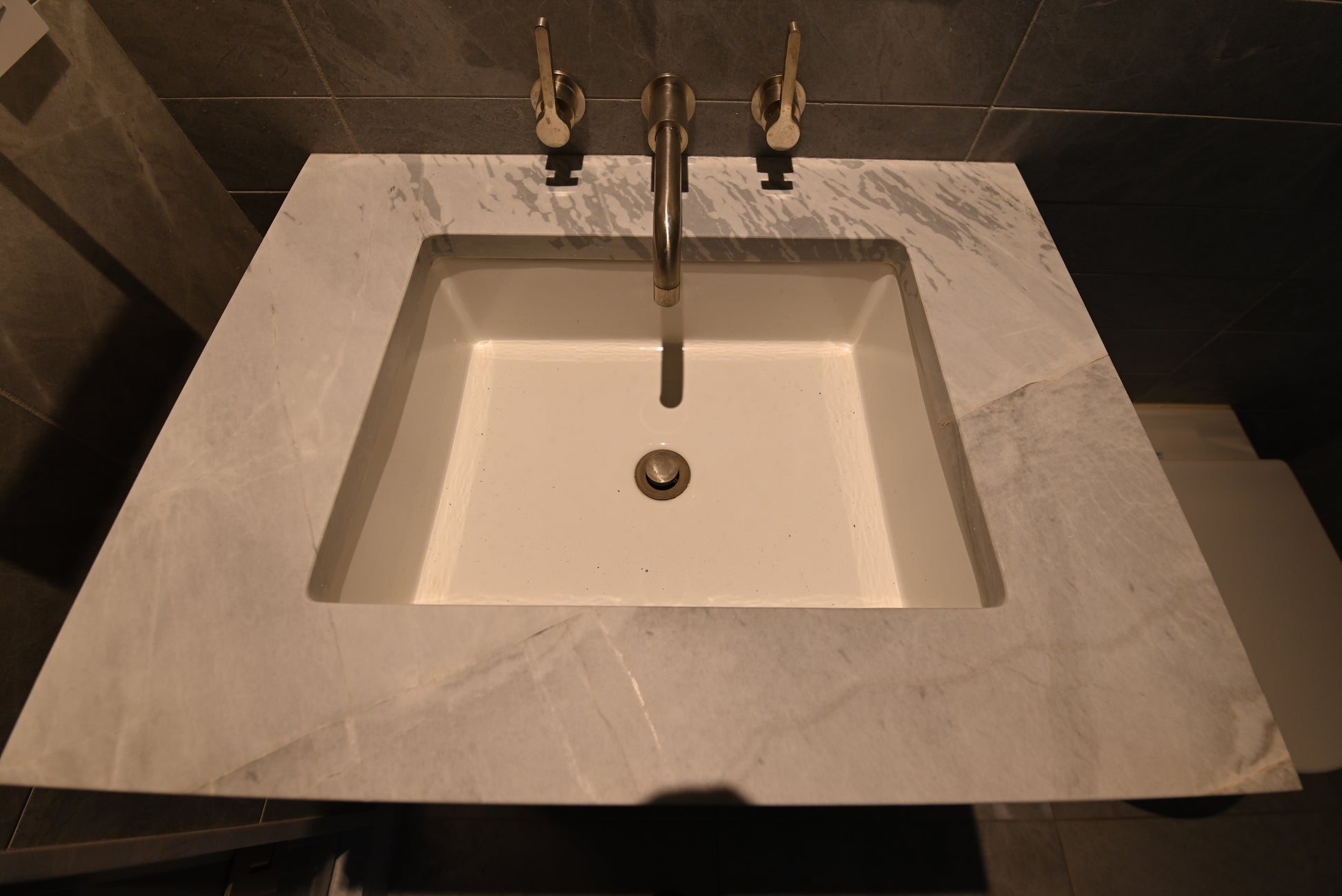 Modern 28" Wood Veneer Single Vanity with Top and Sink - No Faucet