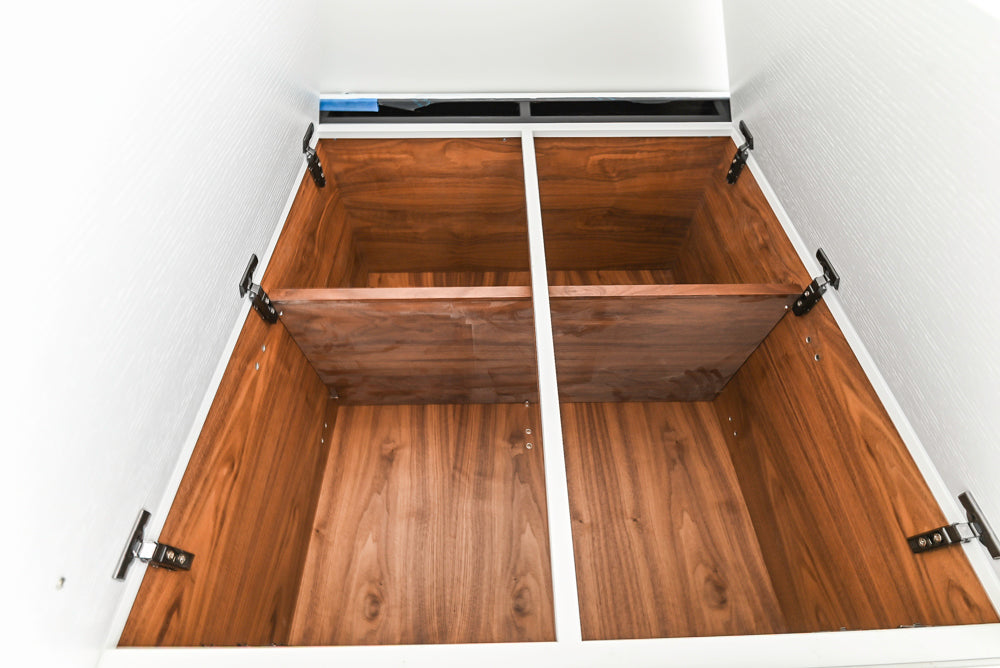 Custom Transitional White Kitchen with Island and Quartzite Countertops