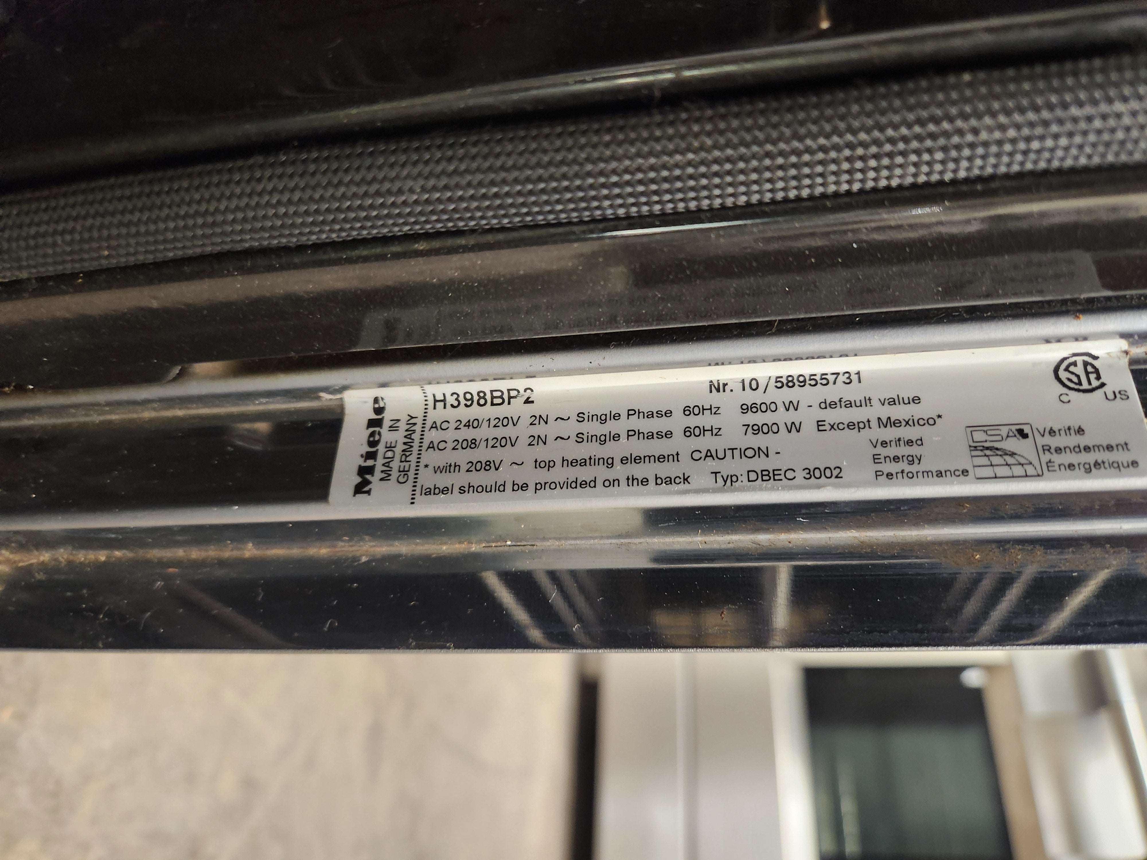 Miele H398BP2 30" Stainless Steel Double Wall Oven