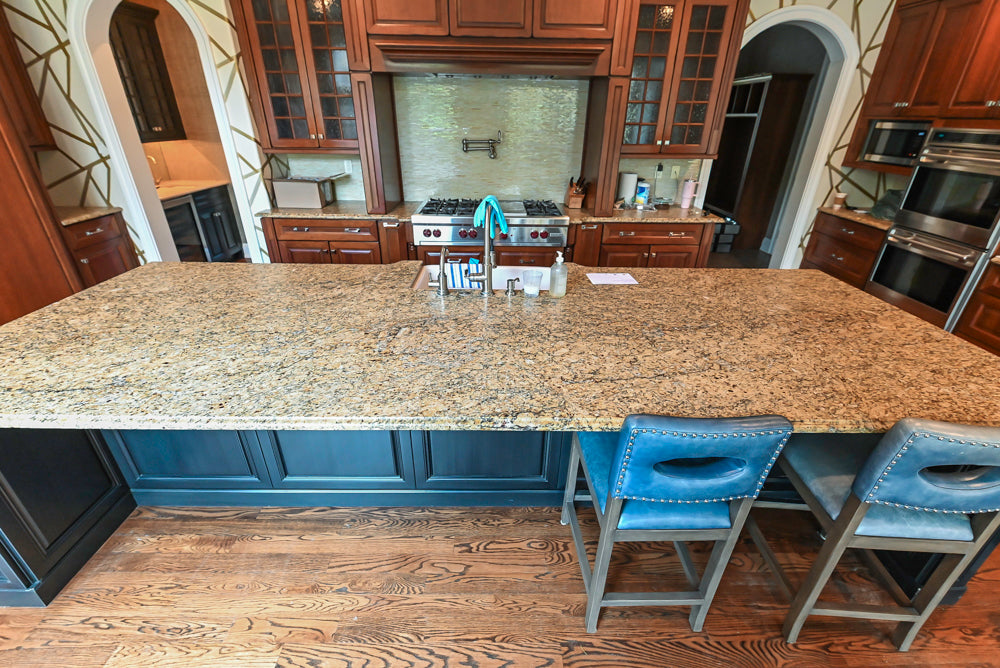 Century Traditional Cherry Kitchen with Granite Countertops and Sub-Zero and Wolf Appliances