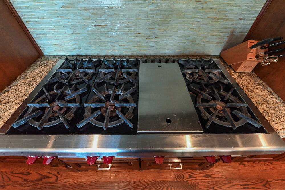 Century Traditional Cherry Kitchen with Granite Countertops and Sub-Zero and Wolf Appliances