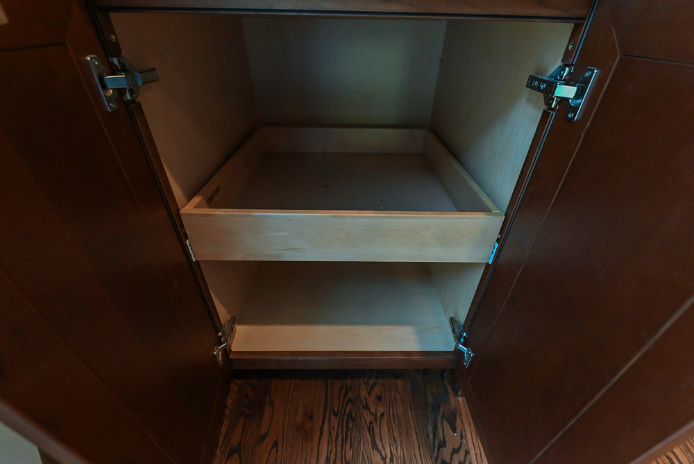 Century Traditional Cherry Kitchen with Granite Countertops and Sub-Zero and Wolf Appliances