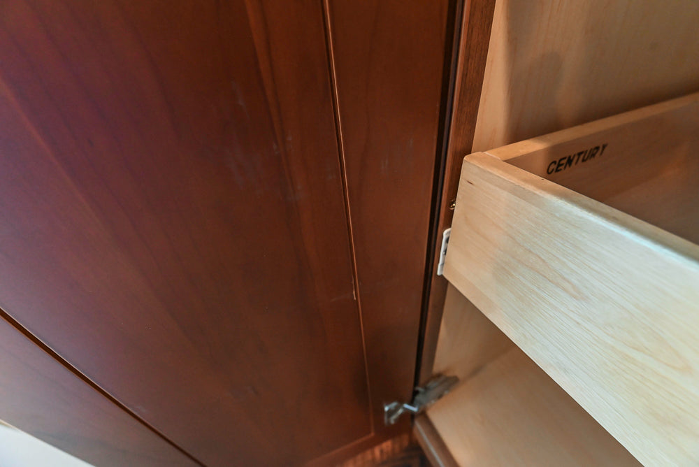 Century Traditional Cherry Kitchen with Granite Countertops and Sub-Zero and Wolf Appliances