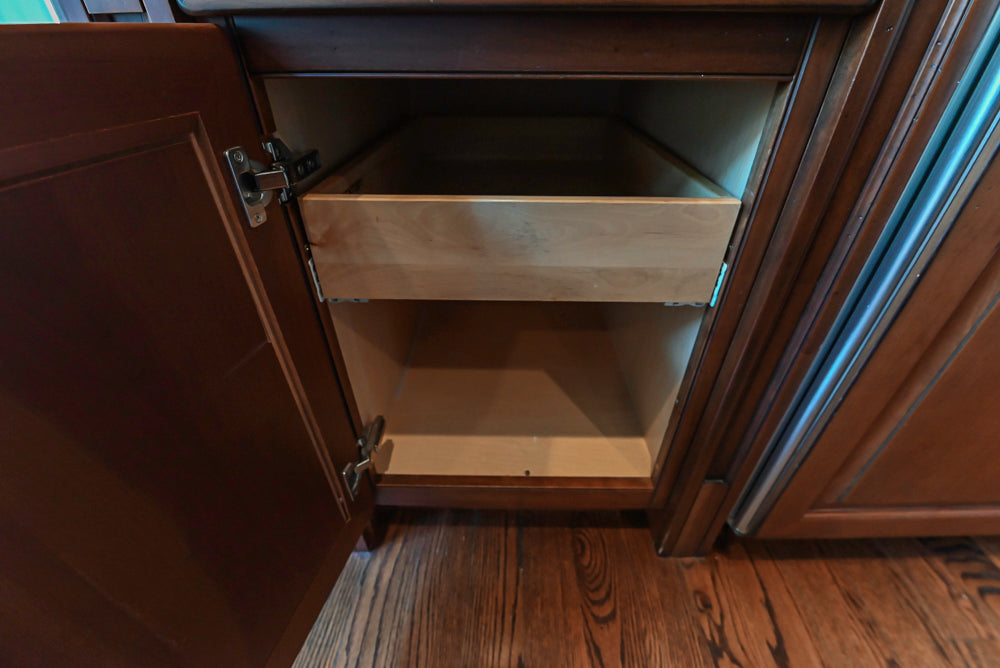 Century Traditional Cherry Kitchen with Granite Countertops and Sub-Zero and Wolf Appliances