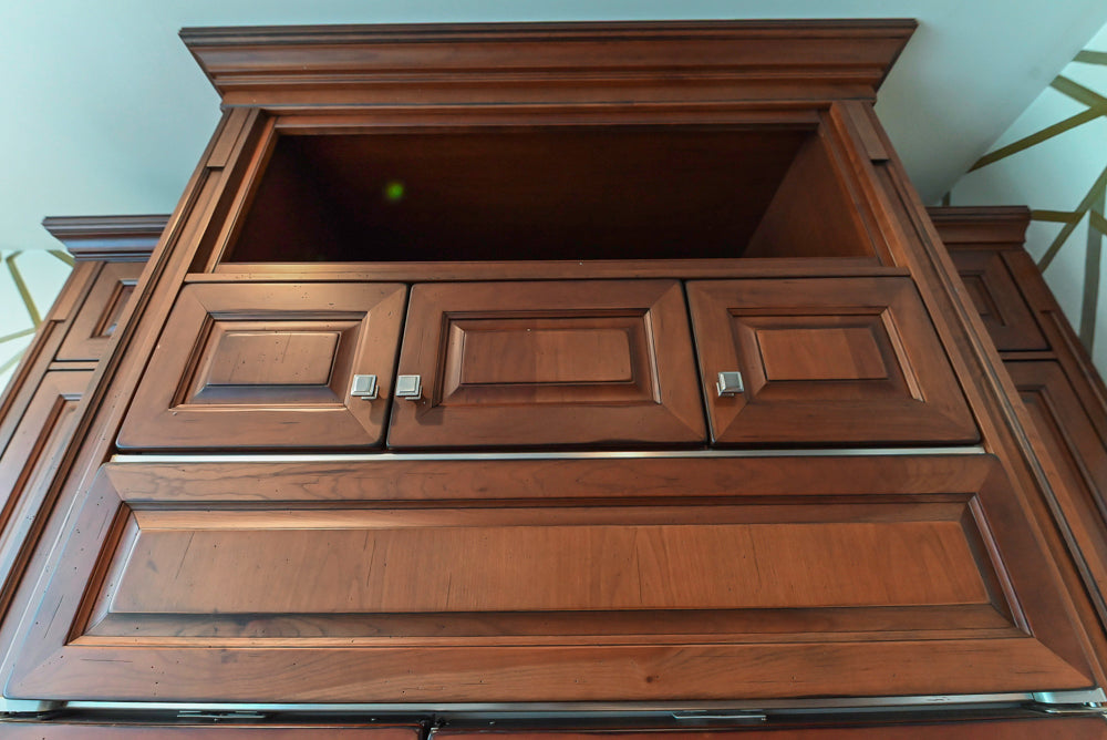 Century Traditional Cherry Kitchen with Granite Countertops and Sub-Zero and Wolf Appliances