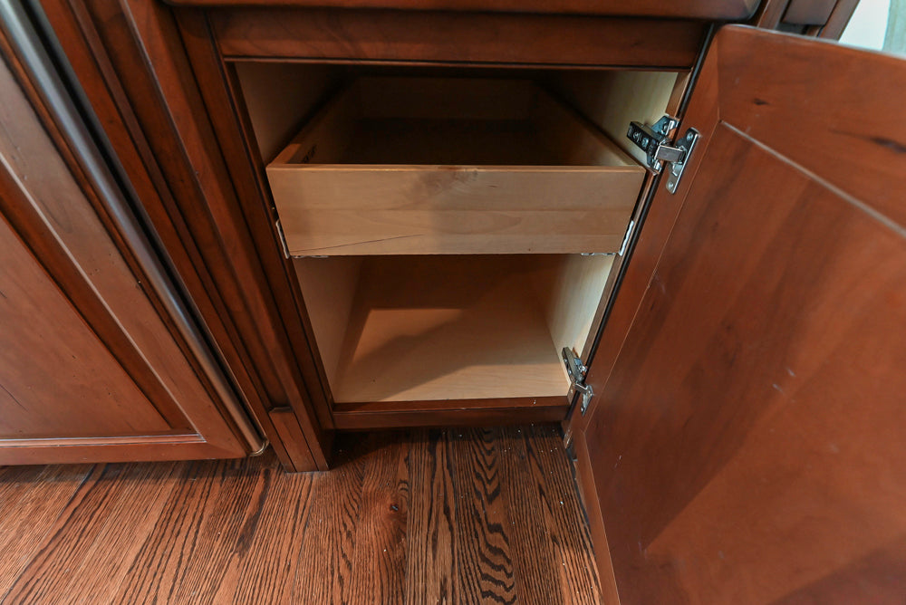 Century Traditional Cherry Kitchen with Granite Countertops and Sub-Zero and Wolf Appliances