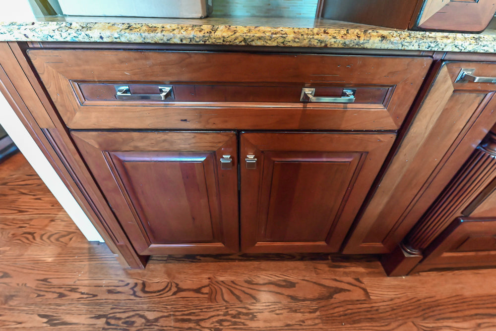 Century Traditional Cherry Kitchen with Granite Countertops and Sub-Zero and Wolf Appliances