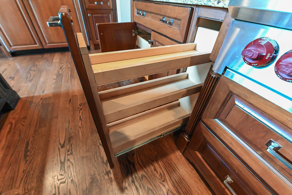 Century Traditional Cherry Kitchen with Granite Countertops and Sub-Zero and Wolf Appliances