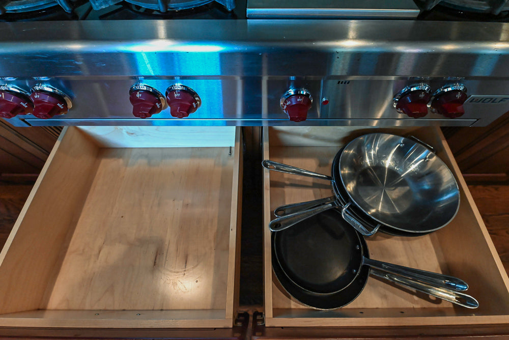 Century Traditional Cherry Kitchen with Granite Countertops and Sub-Zero and Wolf Appliances