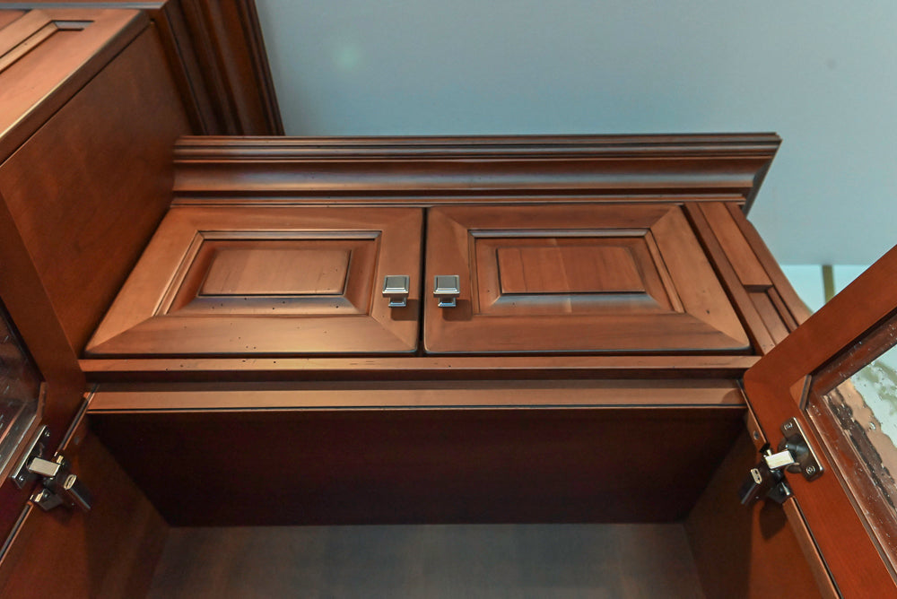 Century Traditional Cherry Kitchen with Granite Countertops and Sub-Zero and Wolf Appliances