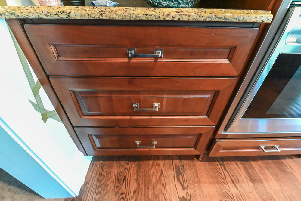 Century Traditional Cherry Kitchen with Granite Countertops and Sub-Zero and Wolf Appliances