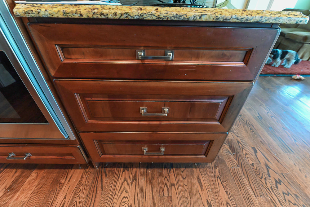 Century Traditional Cherry Kitchen with Granite Countertops and Sub-Zero and Wolf Appliances
