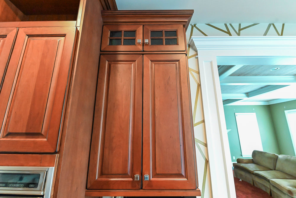 Century Traditional Cherry Kitchen with Granite Countertops and Sub-Zero and Wolf Appliances