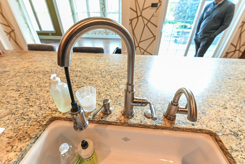Century Traditional Cherry Kitchen with Granite Countertops and Sub-Zero and Wolf Appliances