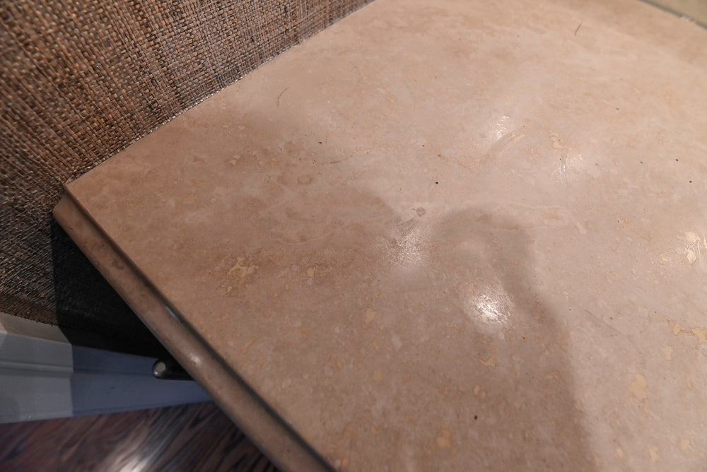 Century Traditional Black Wooden Wet Bar with Stone Countertops with Sub-Zero Wine Cooler