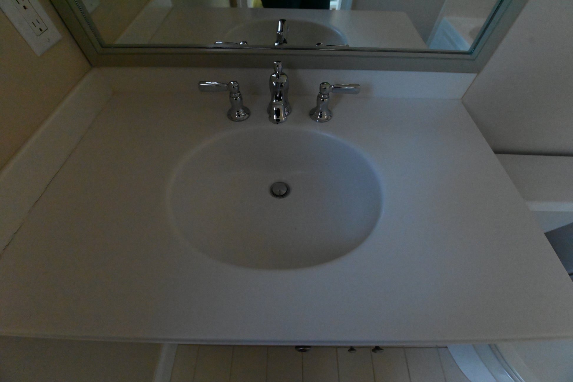 Century Cabinetry Traditional 38.5" Grey Single Vanity with Integrated Sink Top and Faucet