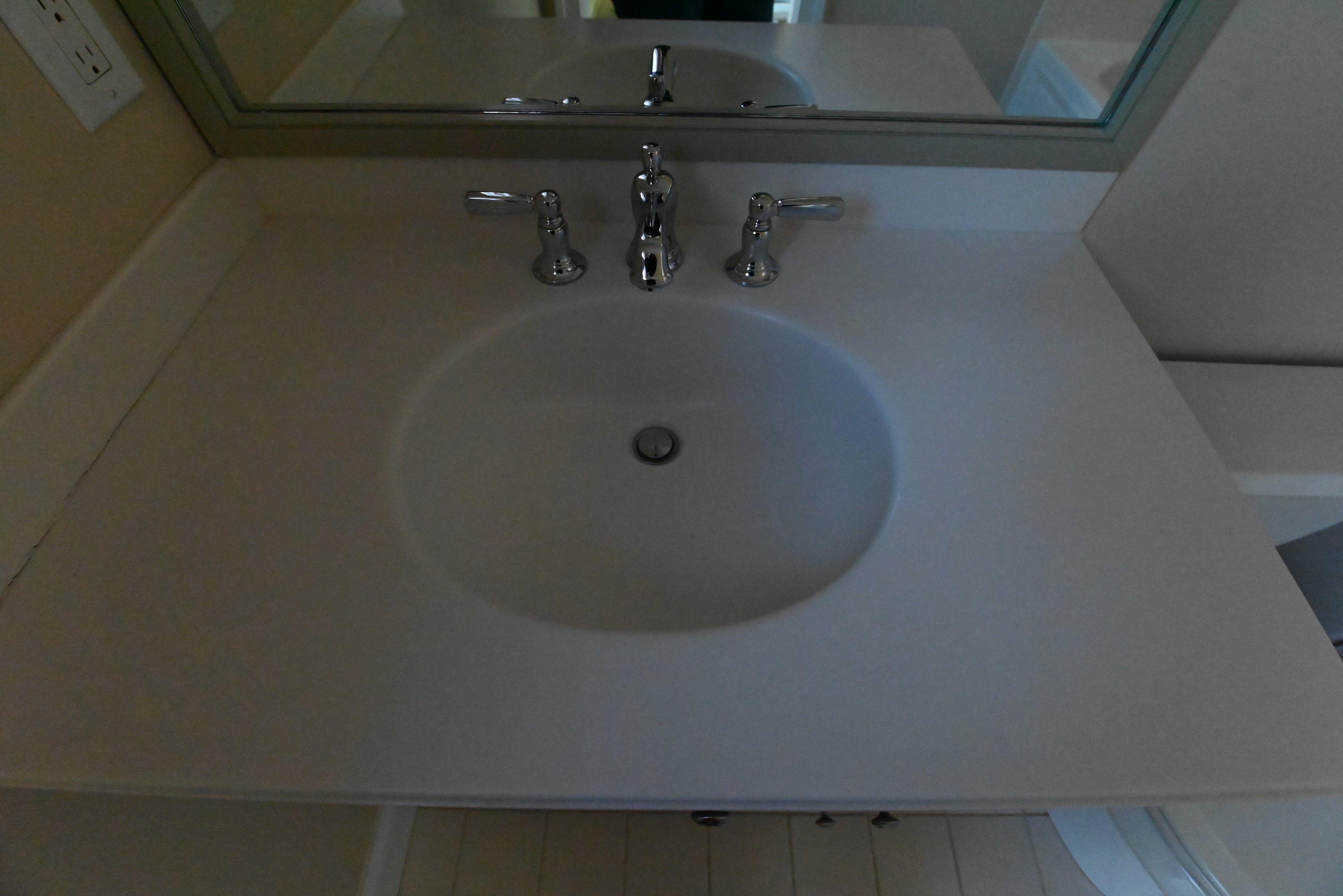 Century Cabinetry Traditional 38.5" Grey Single Vanity with Integrated Sink Top and Faucet