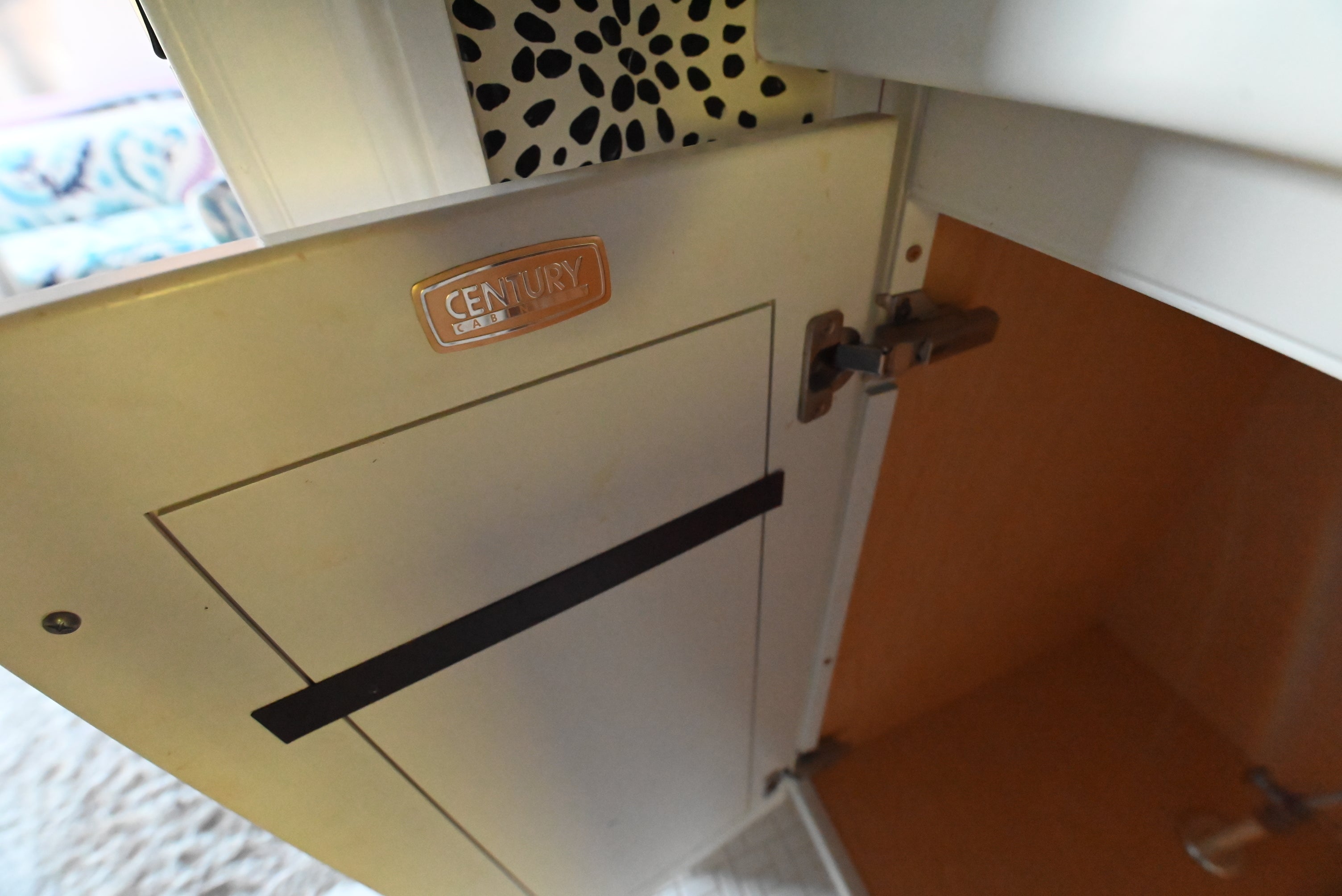 Century Cabinetry Traditional 75" White Double Bowl Vanity with Corian Top, Sinks and Faucets