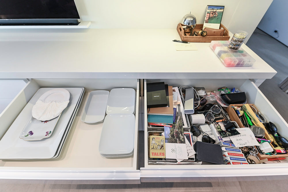 "The Arden" Modern White Gloss Kitchen with Island & 60" Wolf Range