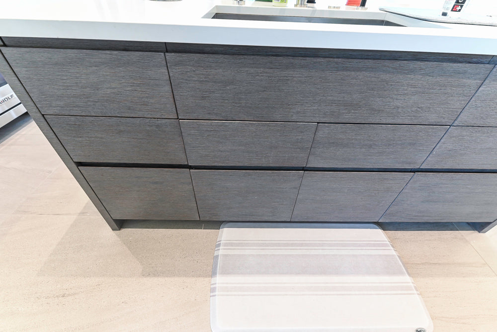 "The Arden" Modern White Gloss Kitchen with Island & 60" Wolf Range