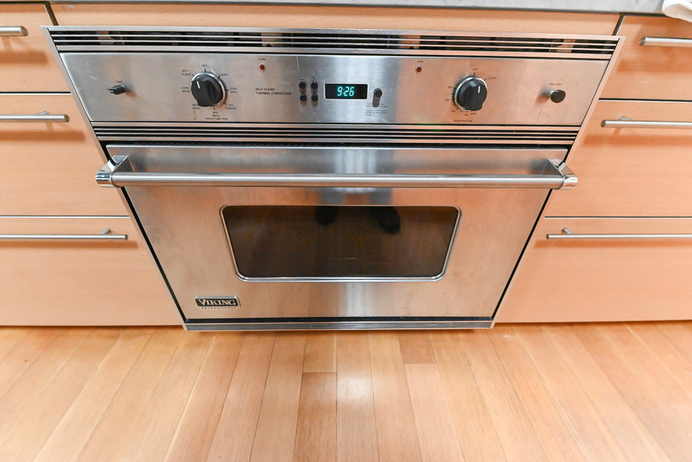 Poggenpohl Modern Veneer Kitchen with Island and Viking Appliances