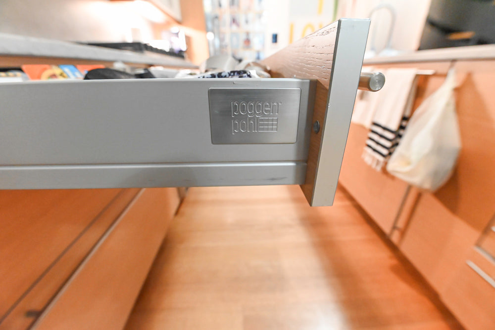 Poggenpohl Modern Veneer Kitchen with Island and Viking Appliances