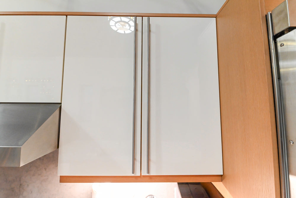 Poggenpohl Modern Veneer Kitchen with Island and Viking Appliances