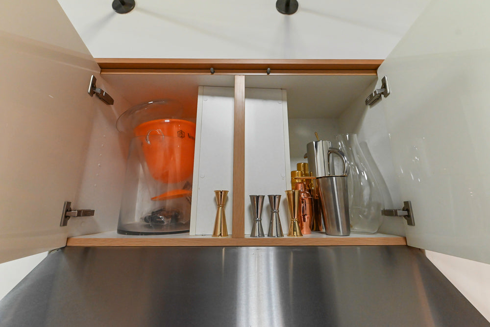 Poggenpohl Modern Veneer Kitchen with Island and Viking Appliances