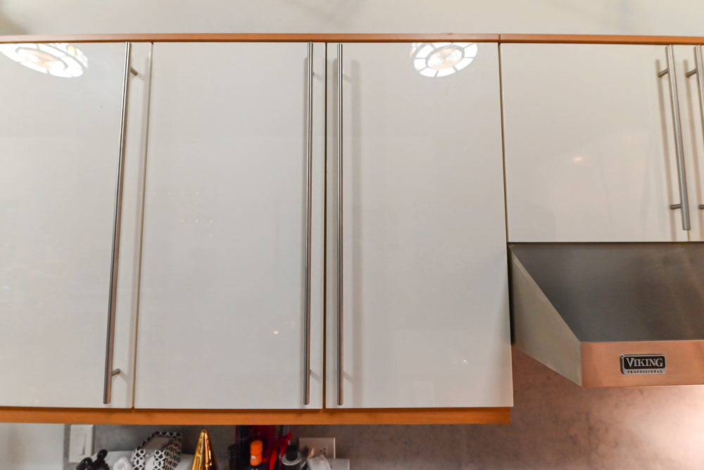 Poggenpohl Modern Veneer Kitchen with Island and Viking Appliances