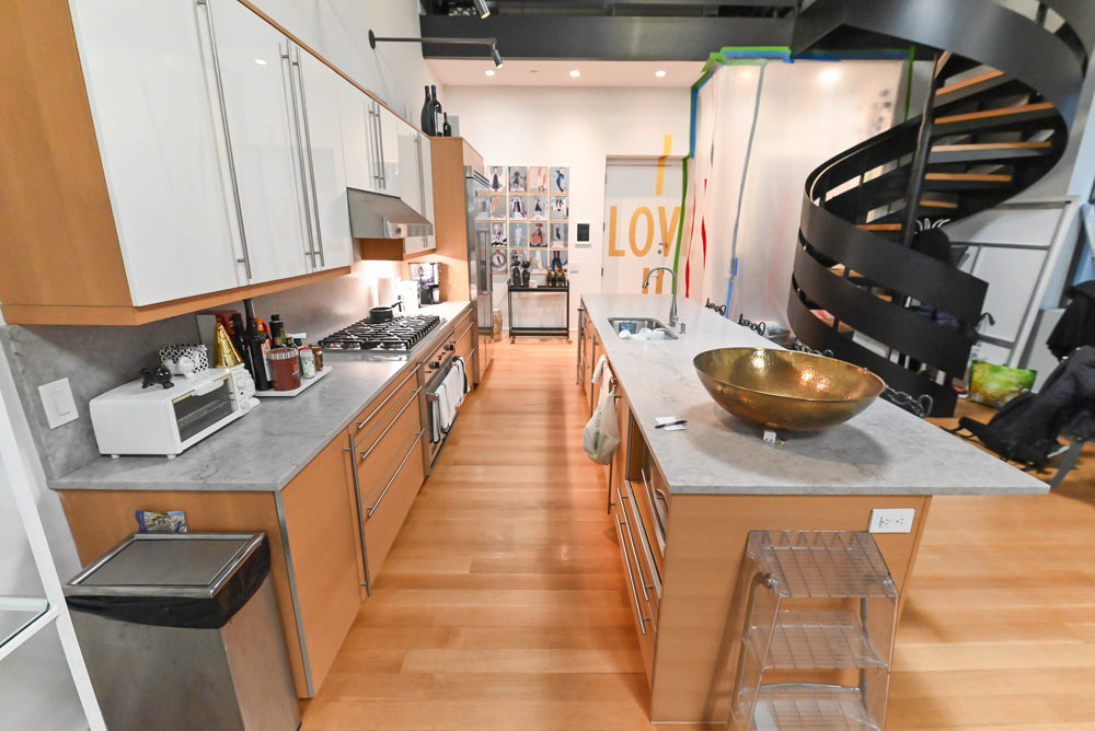 Poggenpohl Modern Veneer Kitchen with Island and Viking Appliances