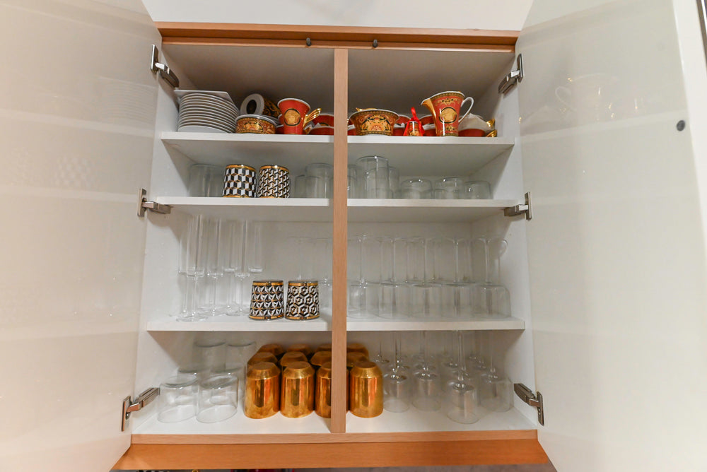 Poggenpohl Modern Veneer Kitchen with Island and Viking Appliances