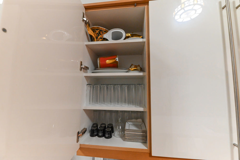 Poggenpohl Modern Veneer Kitchen with Island and Viking Appliances