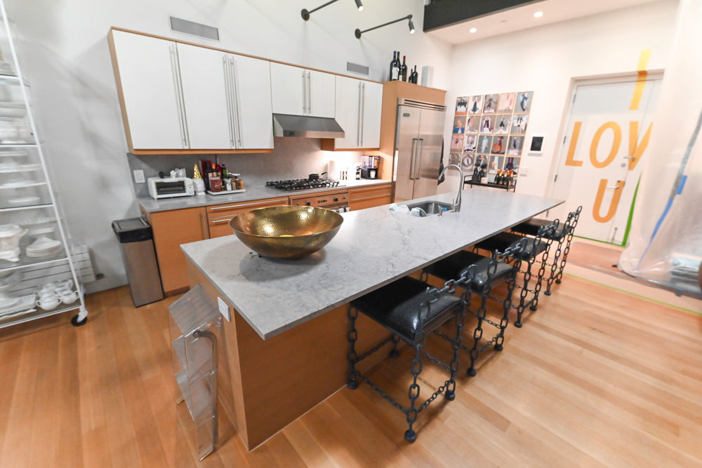 Poggenpohl Modern Veneer Kitchen with Island and Viking Appliances