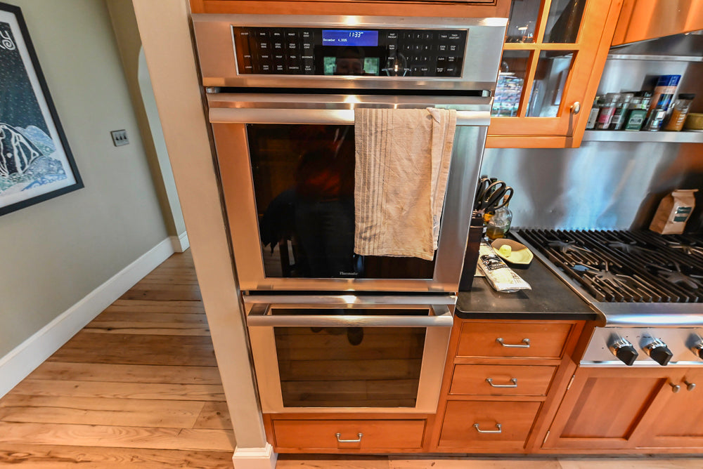 “The Davenport” Traditional Wooden Kitchen with Island and 48" Sub-Zero Refrigerator