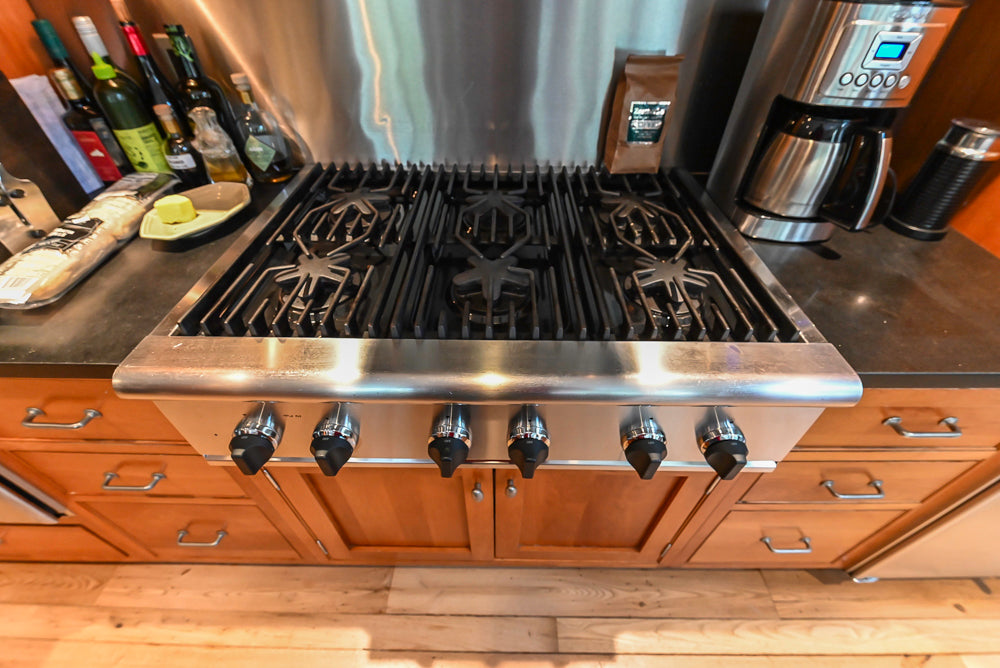 “The Davenport” Traditional Wooden Kitchen with Island and 48" Sub-Zero Refrigerator