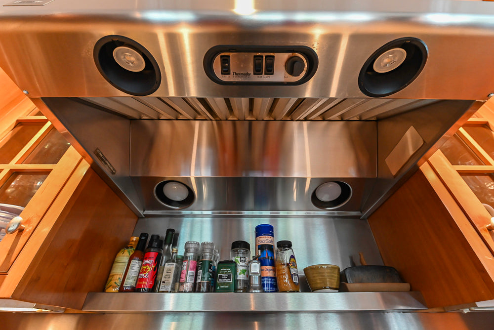 “The Davenport” Traditional Wooden Kitchen with Island and 48" Sub-Zero Refrigerator