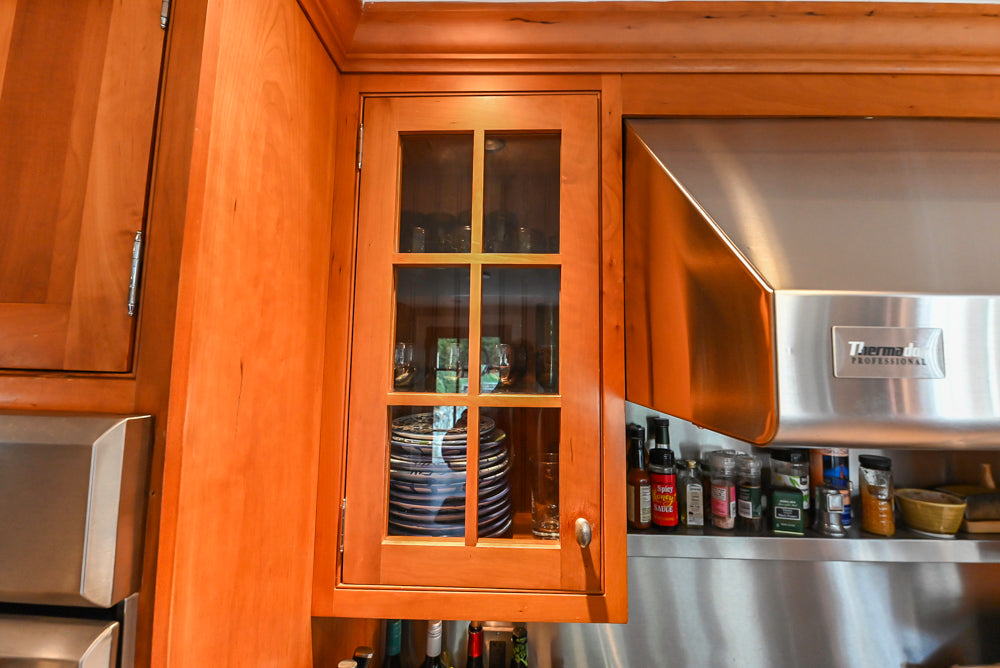 “The Davenport” Traditional Wooden Kitchen with Island and 48" Sub-Zero Refrigerator