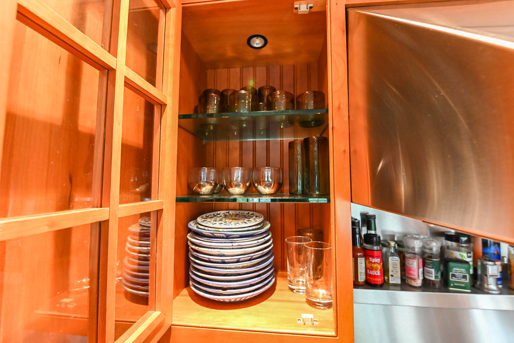 “The Davenport” Traditional Wooden Kitchen with Island and 48" Sub-Zero Refrigerator