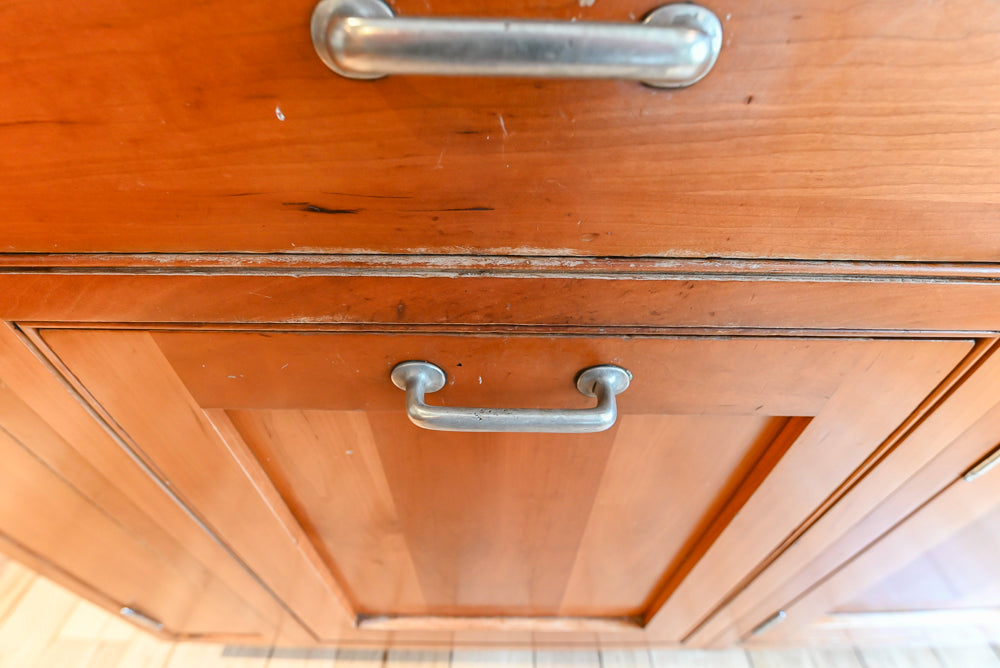 “The Davenport” Traditional Wooden Kitchen with Island and 48" Sub-Zero Refrigerator