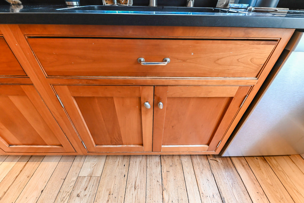 “The Davenport” Traditional Wooden Kitchen with Island and 48" Sub-Zero Refrigerator